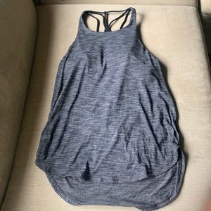 Lululemon open back tank with built in bra